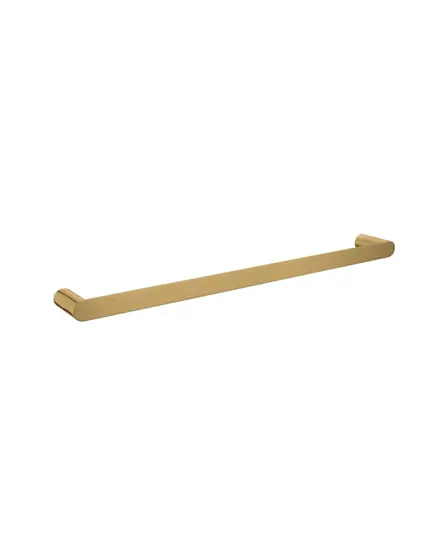 Esperia Single Towel Rail 800mm Brushed Yellow Gold