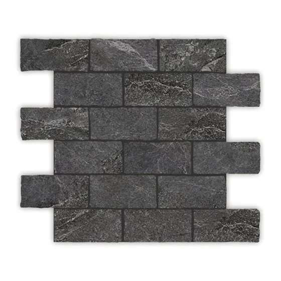 Capri® Pepper 29.9x30.05 Mosaic Tumbled Edge