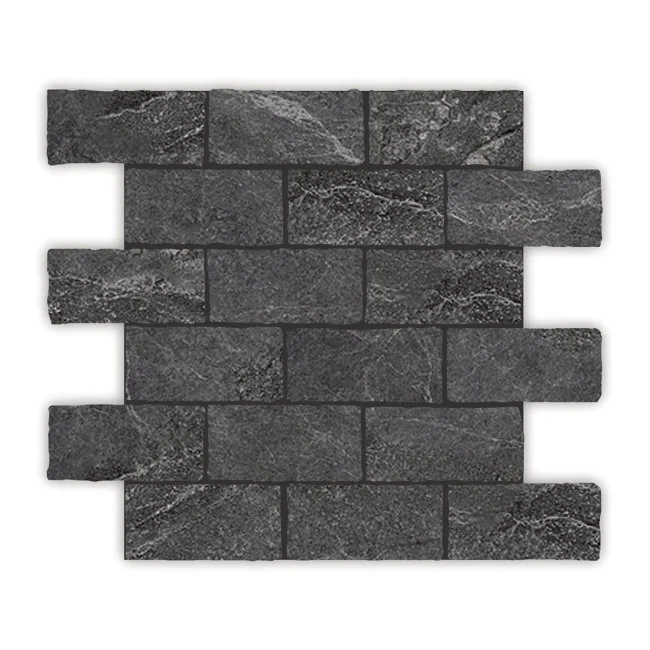 Capri® Pepper 29.9x30.05 Mosaic Tumbled Edge
