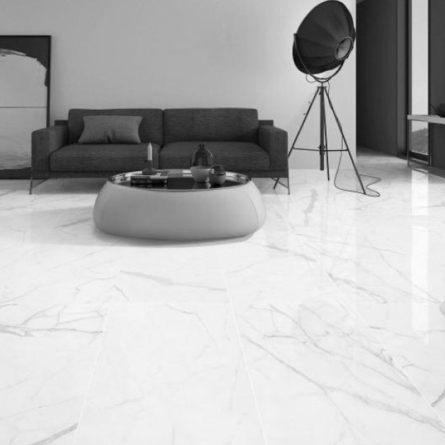 Calacatta Deluxe Super White tile